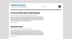 Desktop Screenshot of islamicinsurance.com